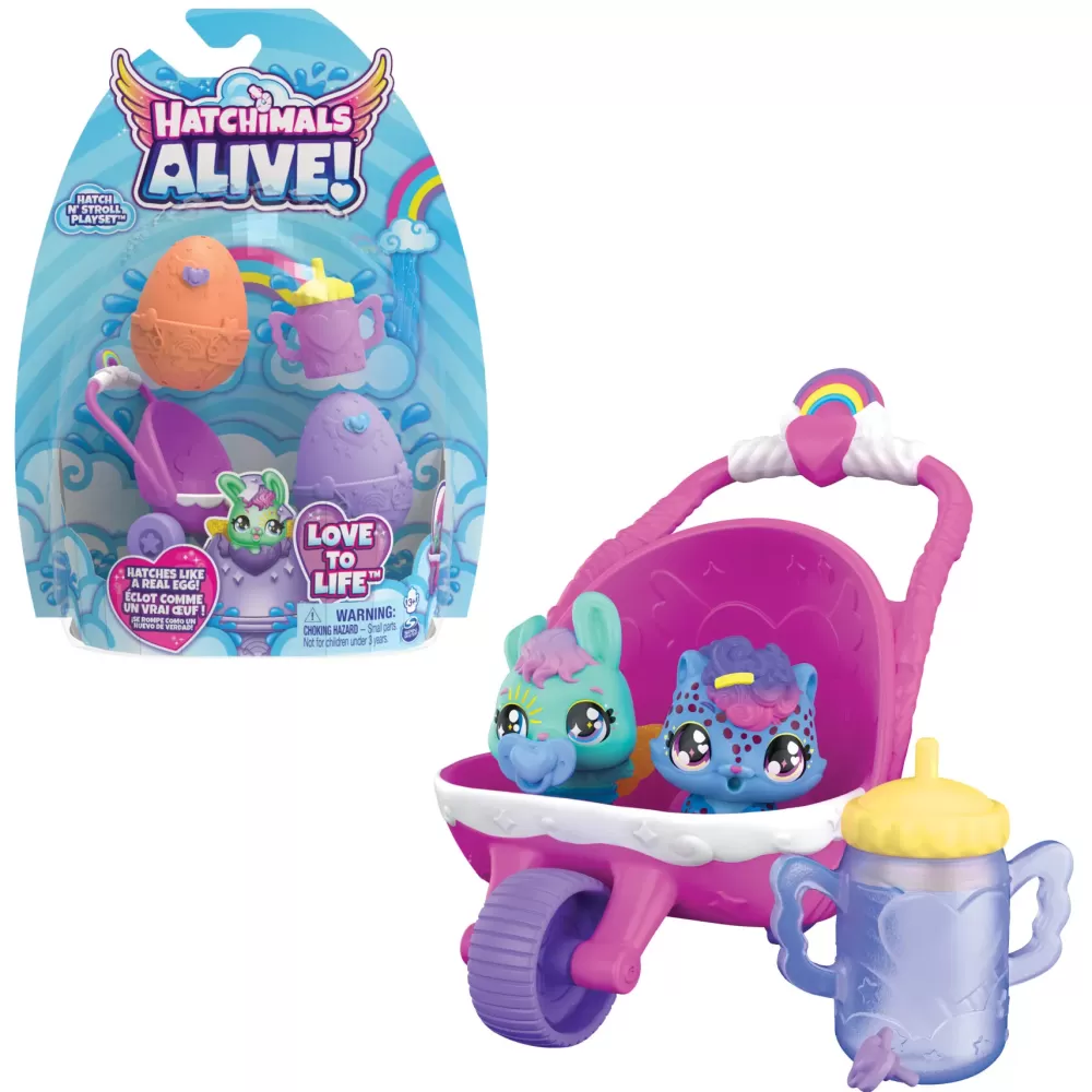Online Alive, Confezione Con Due Uova Che Si Schiudono Con L'Acqua E Passeggino, Giocattoli Per Bambine E Bambini Dai 3 Anni In Su Fashion Dolls