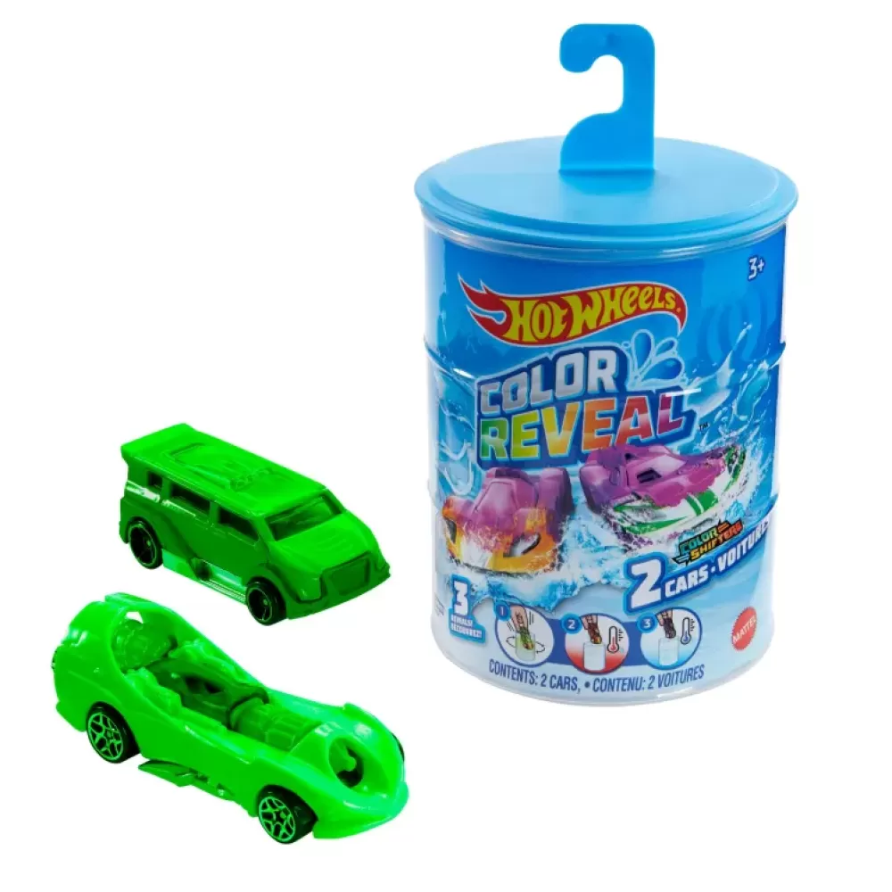 Online Color Reveal Confezione Da 2 Veicoli In Scala 1:64, Macchinine Cambia Colorea Sorpresa, 4+Anni Macchinine Bambini