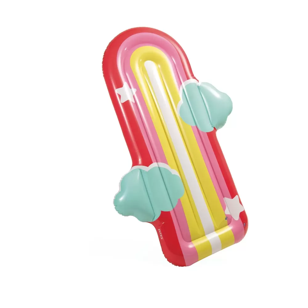 Flash Sale Materassino Mare Gonfiabile Rainbow Con Nuvole, Multicolore, 175X117X20 Cm Gonfiabili Per Bambini