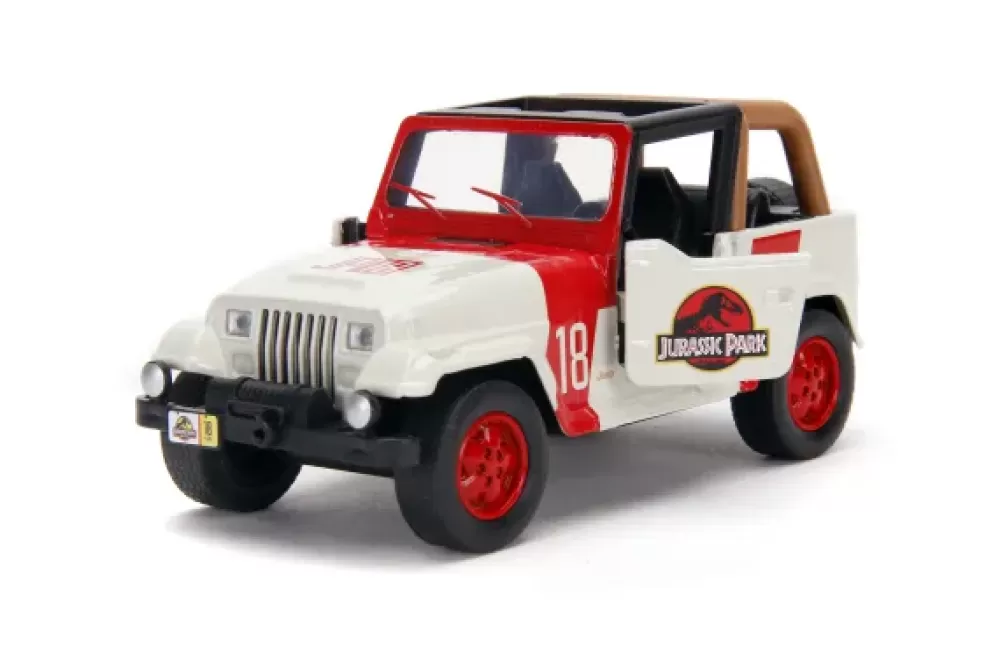 Online Jurassic Park Jeep Wrangler Modellini Veicoli In Scala