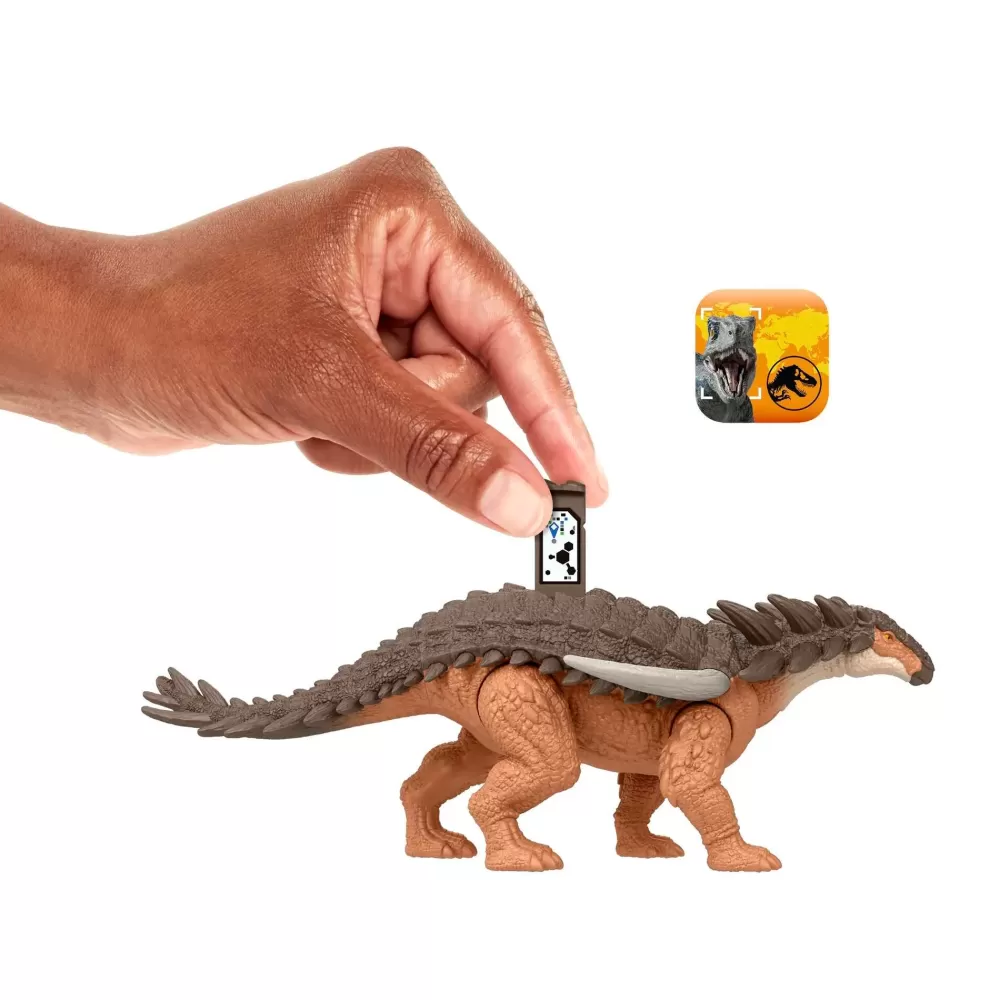 Shop Pericolo Giurassico Borealopelta, Dinosauro Snodato Con Design Autentico, Specie Di Medie Dimensioni Lungo 18 Cm E Alto 7+ Cm Action Figures