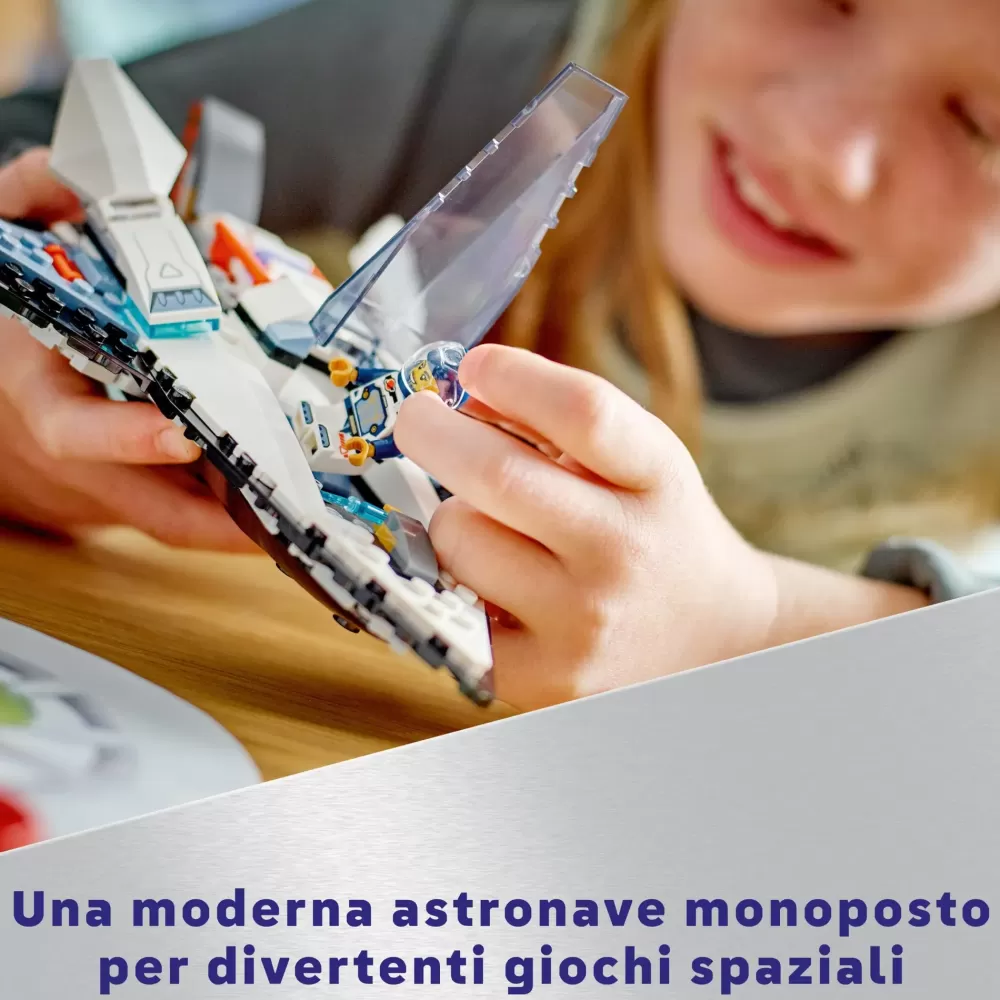 Shop 60430 Astronave Interstellare, Giocattolo, Gioco Spaziale Per Bambini 6+ Anni Con Navicella, Minifigure E Drone Robot Mattoncini
