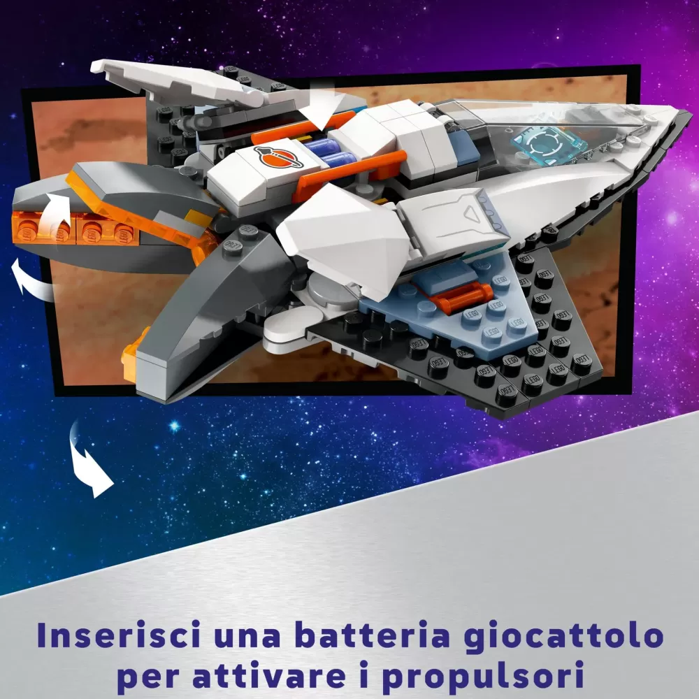 Shop 60430 Astronave Interstellare, Giocattolo, Gioco Spaziale Per Bambini 6+ Anni Con Navicella, Minifigure E Drone Robot Mattoncini