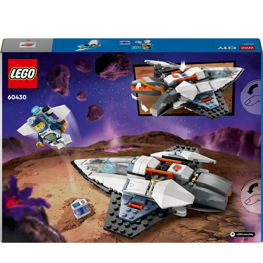 Shop 60430 Astronave Interstellare, Giocattolo, Gioco Spaziale Per Bambini 6+ Anni Con Navicella, Minifigure E Drone Robot Mattoncini