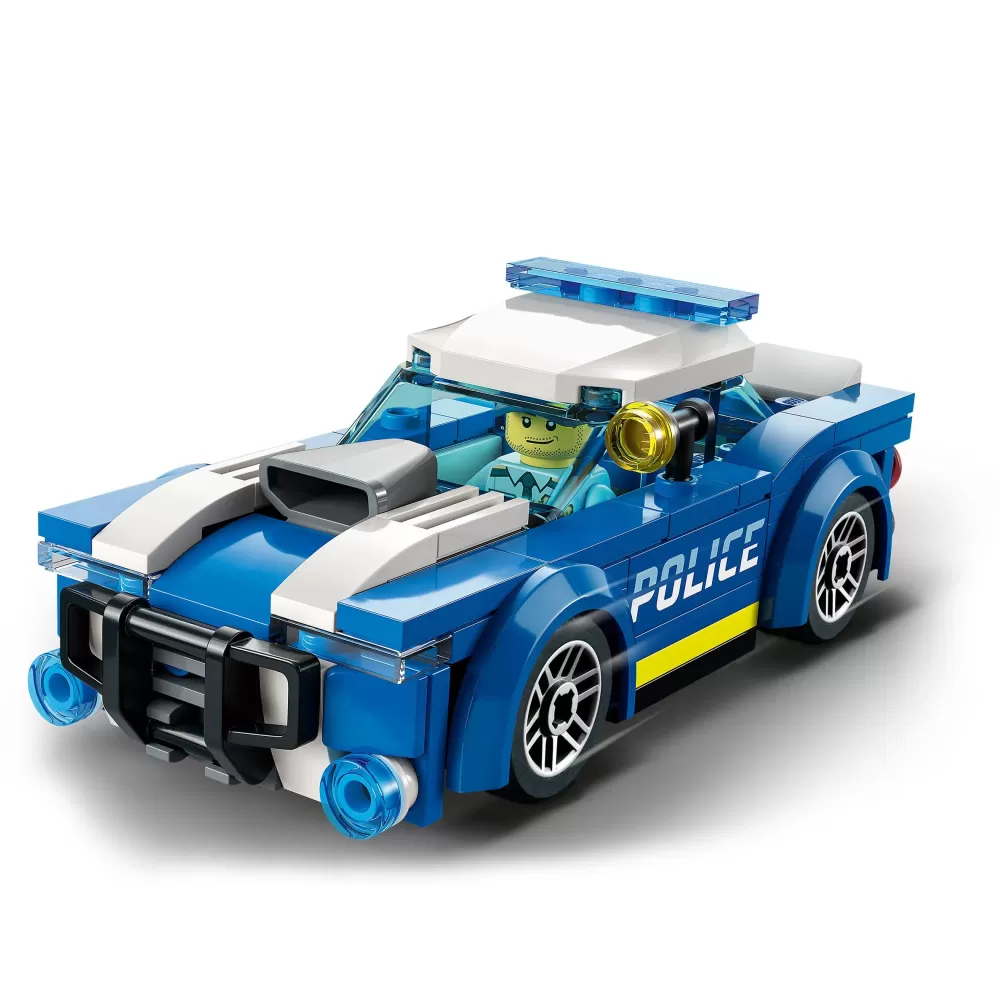 Best City Police Auto Della Polizia, Set Di Costruzione Con Minifigure E Macchina Giocattolo Per Bambini Di 5+ Anni, 60312 Mattoncini