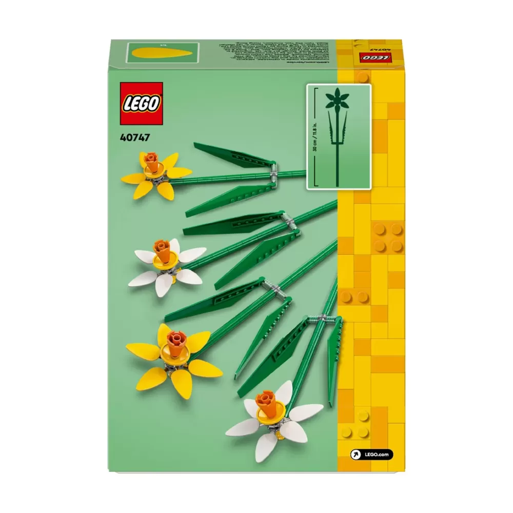 Cheap 40747 Narcisi, Fiori Finti Per Bambini 8+, Bouquet Regalo Di San Valentino, Per Lei O Lui, Per Ragazza O Ragazzo Mattoncini