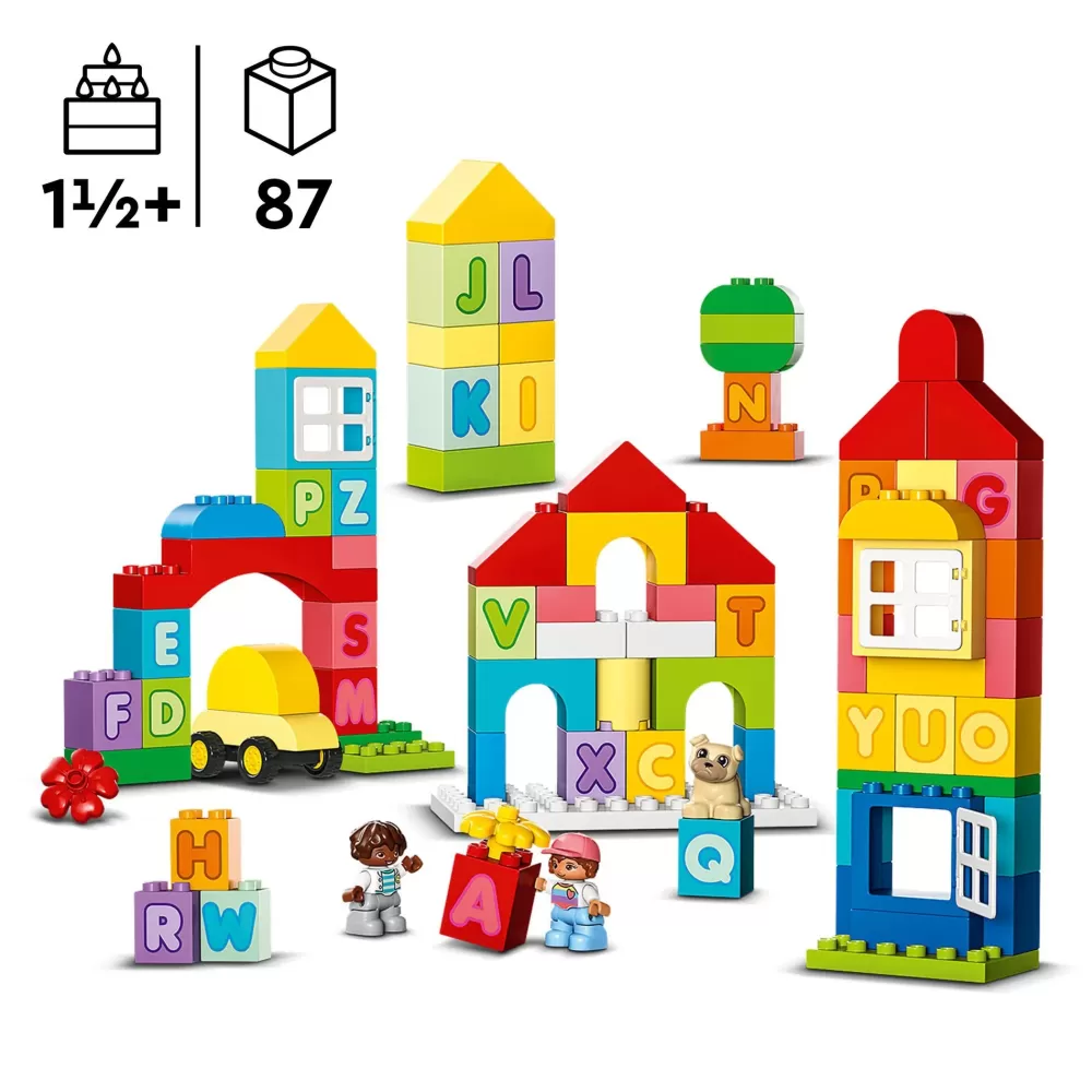 Cheap Classic 10935 Citta Dell'Alfabeto, Giochi Educativi Per Bambini Da 1,5 Anni In Su Con Costruzioni Mattoncini Grandi Mattoncini