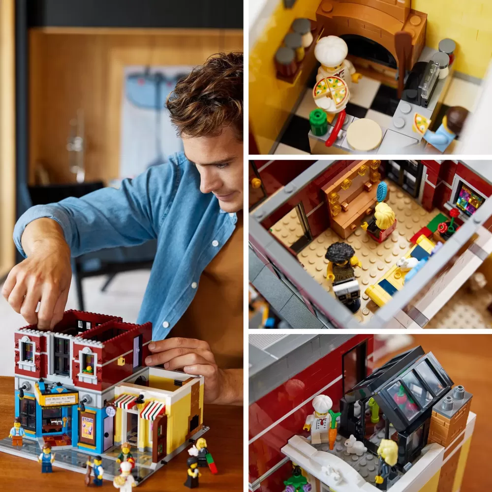 Cheap Icons 10312 Jazz Club, Set Con 5 Sezioni, Palco E Minifigure Della Band, Collezione Modular Building Per Adulti 2023 Mattoncini