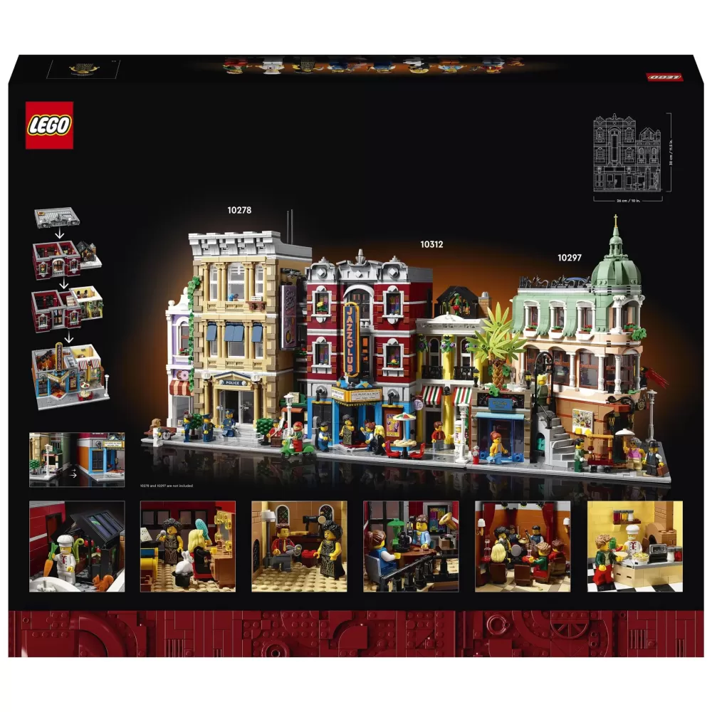 Cheap Icons 10312 Jazz Club, Set Con 5 Sezioni, Palco E Minifigure Della Band, Collezione Modular Building Per Adulti 2023 Mattoncini