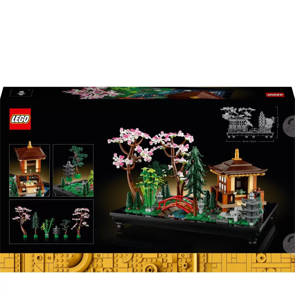 Outlet Icons 10315 Il Giardino Tranquillo, Kit Giardino Botanico Zen Per Adulti Con Fiori Di Loto, Regalo Per Donna E Uomo Mattoncini