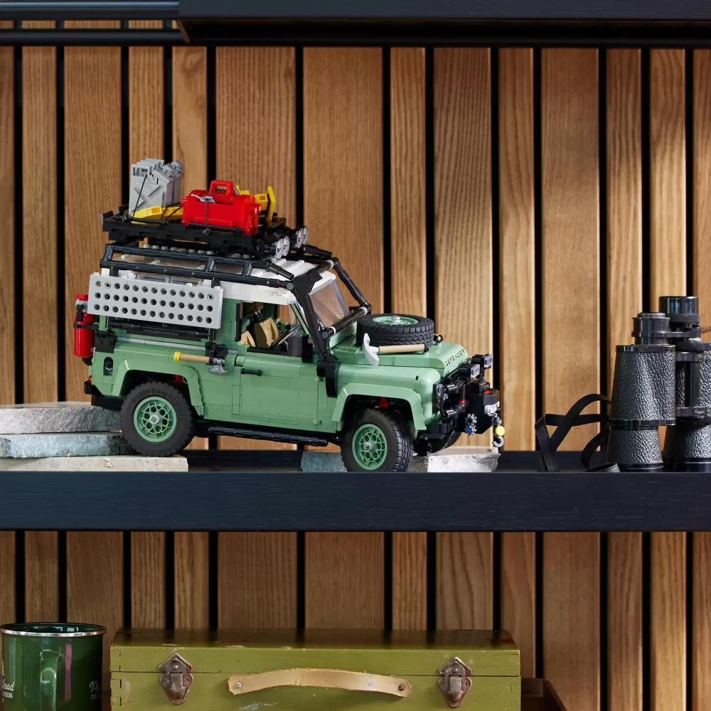 Cheap Icons 10317 Land Rover Classic Defender 90, Modellismo Per Adulti, Modellino Di Auto Off-Road 4 4, Regalo Da Collezione Mattoncini