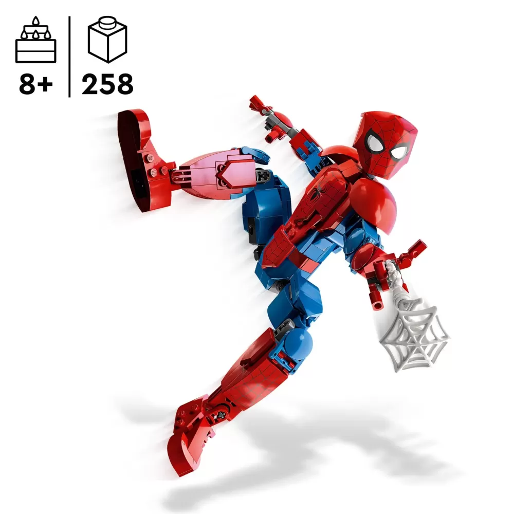 Clearance Lego Marvel 76226 Personaggio Di Spider-Man, Set Action Figure Snodabile Da Collezione, Film Supereroi, Giochi Per Bambini Mattoncini