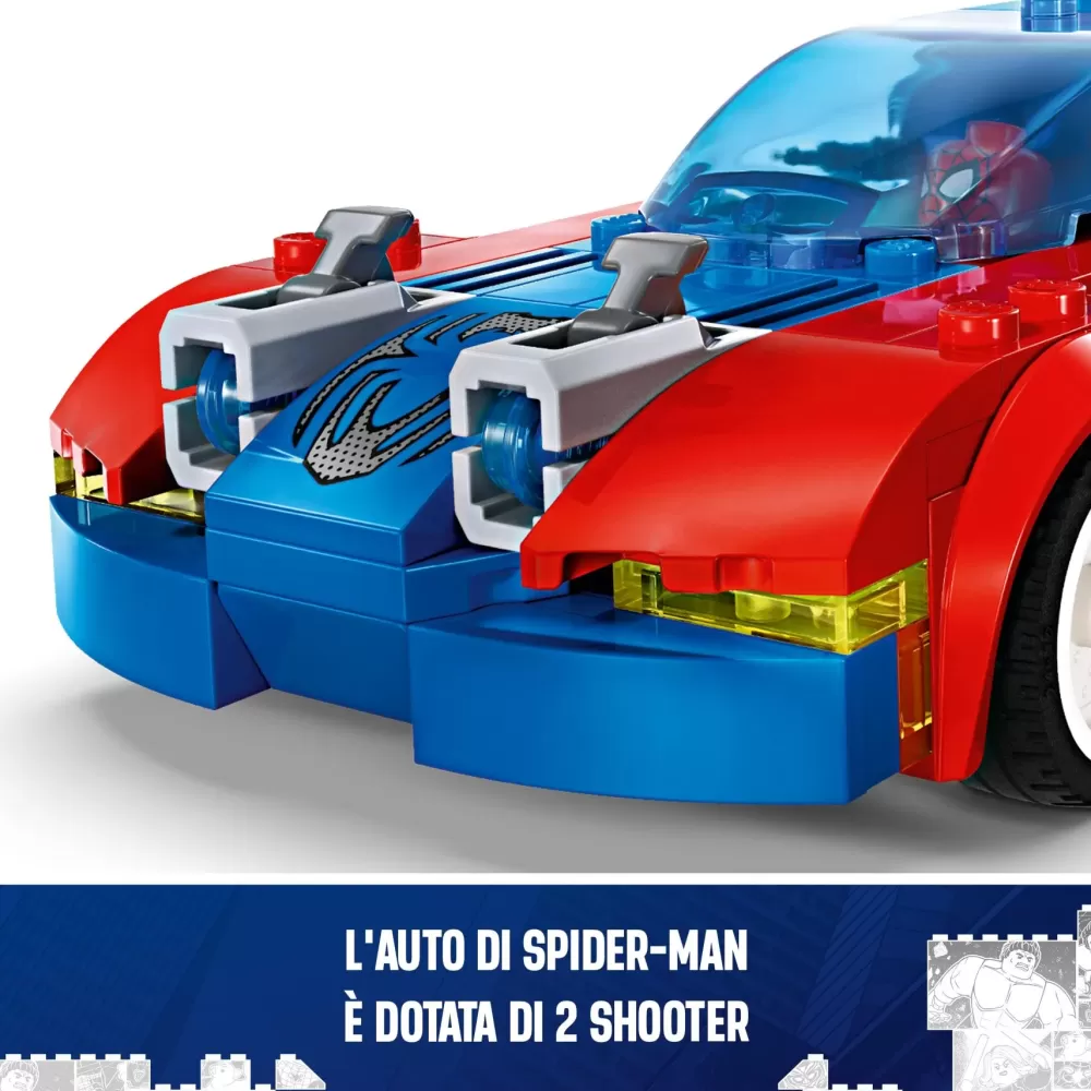 Store Lego Marvel 76279 Auto Da Corsa Di Spider-Man E Venom Goblin, Gioco Per Bambini Di 7+ Anni, Veicoli Giocattolo Dei Supereroi Mattoncini