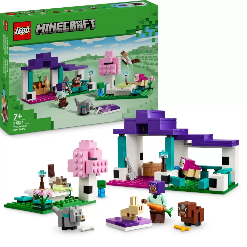 Sale Lego 21253 Il Santuario Degli Animali Giocattolo Per Bambini E Fan Di 7+ Anni Con Bioma Delle Pianure E Personaggi Mattoncini
