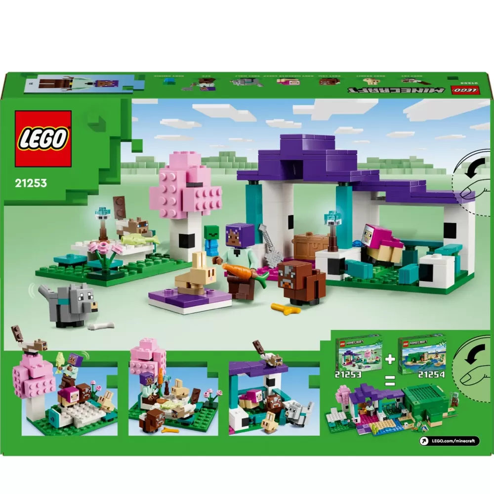 Sale Lego 21253 Il Santuario Degli Animali Giocattolo Per Bambini E Fan Di 7+ Anni Con Bioma Delle Pianure E Personaggi Mattoncini