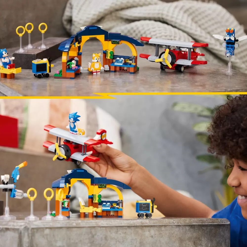 Cheap Sonic The Hedgehog 76991 Laboratorio Di Tails E Aereo Tornado Con Aereo Giocattolo E 4 Personaggi, Giochi Per Bambini 6+ Mattoncini