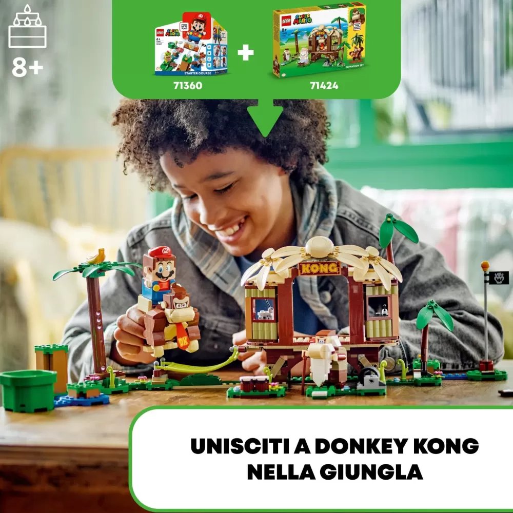 Clearance Lego 71424 Pack Di Espansione Casa Sull'Albero Di Donkey Kong, Giochi Per Bambini E Bambine 8+ Con 2 Personaggi Mattoncini