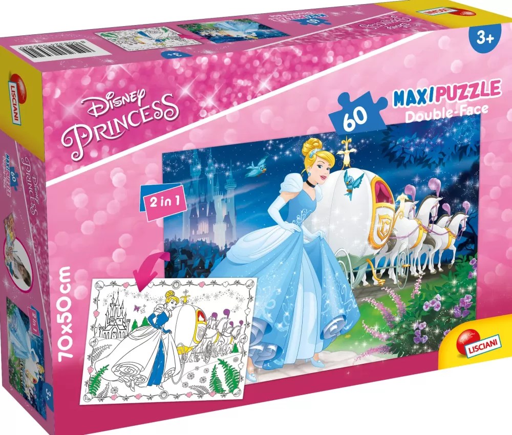 Outlet Lisciani Puzzle Df Supermaxi 60 Cinderella Puzzle Per Bambini