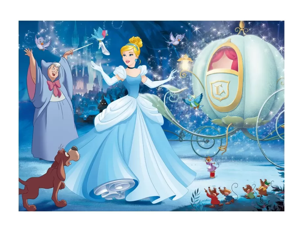 Outlet Lisciani Puzzle Df Supermaxi 60 Cinderella Puzzle Per Bambini