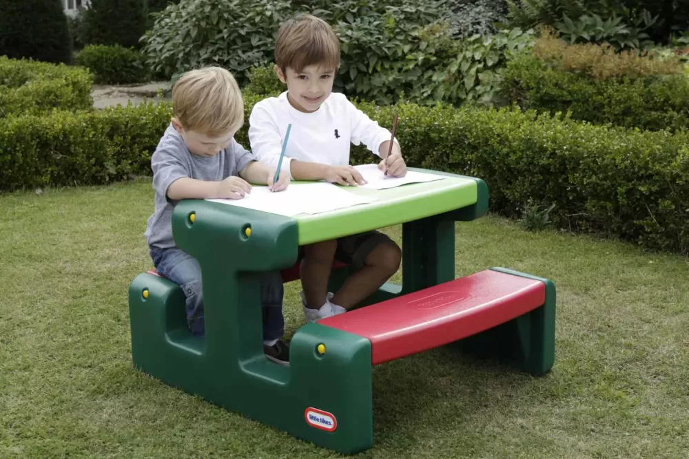 Store Tavolino Da Picnic Junior Per Bambini Fino A 4 Posti Per Giocare, Fare I Compiti & Costruire Centri Gioco