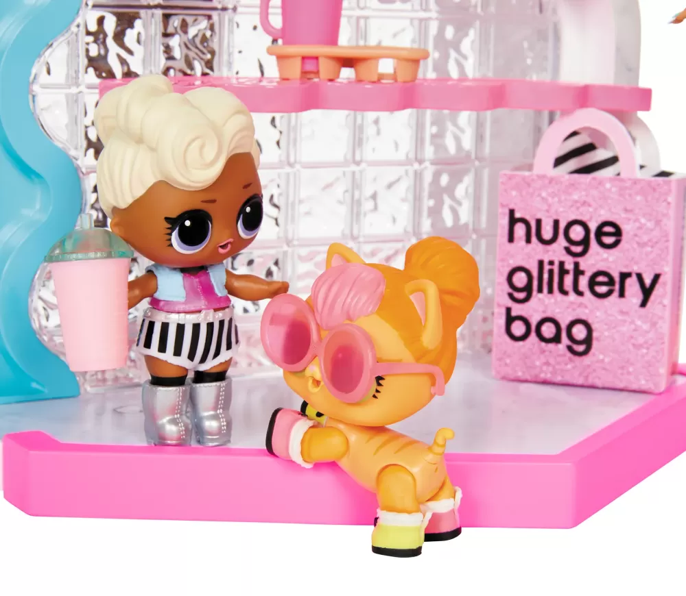 Clearance Surprise Omg Mall Of Surprises Scopri Oltre 50 Sorprese Dotato Di 2 Piani E Caffetteria Puo Girare Case Delle Bambole