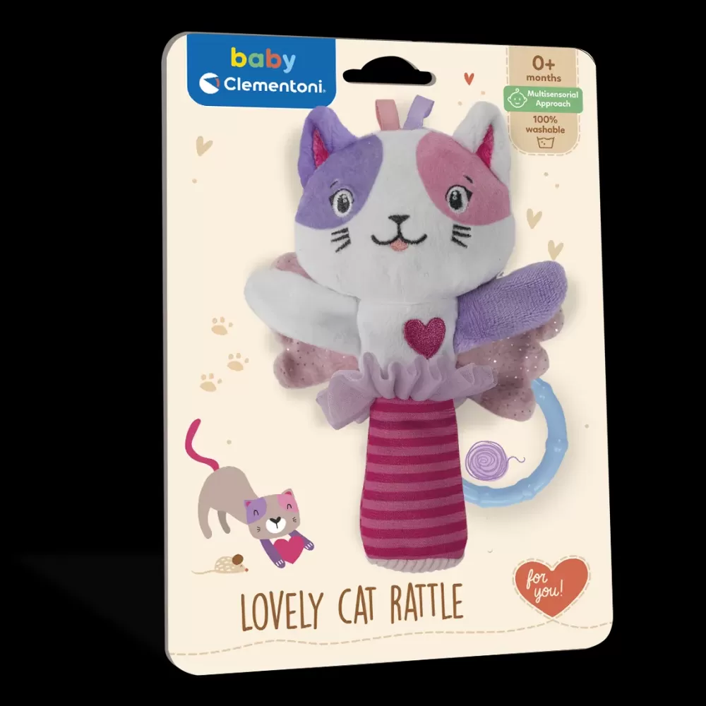 Cheap Lovely Cat Soft Rattle Trillini E Sonagli