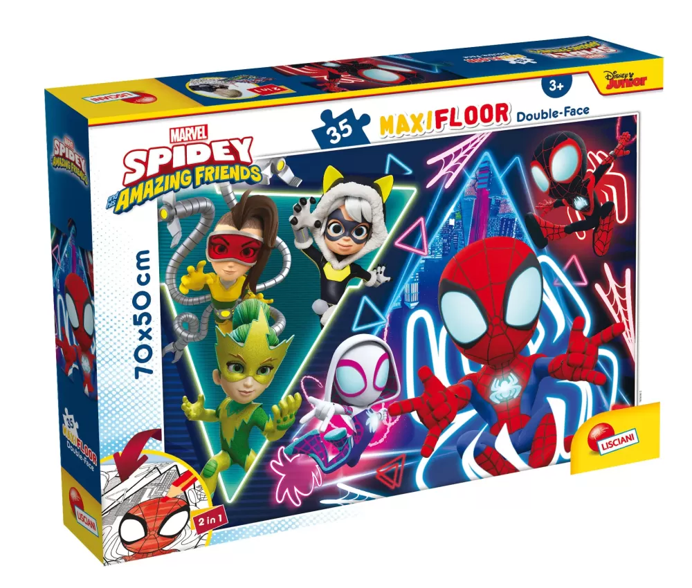 Outlet Marvel Puzzle Df Maxi Floor 35 Spidey Puzzle Per Bambini