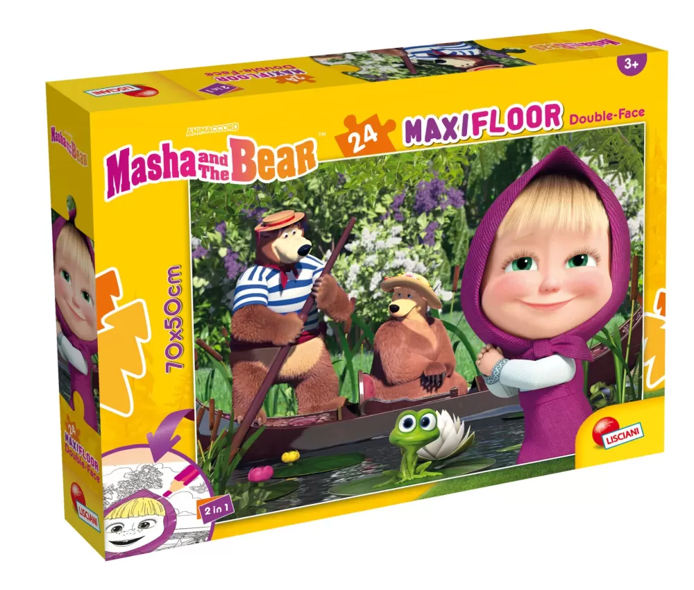 Fashion Masha Puzzle Df Maxifloor 24 Puzzle Per Bambini