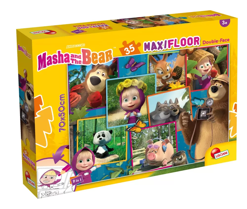 Best Sale Masha Puzzle Df Maxifloor 35 Puzzle Per Bambini