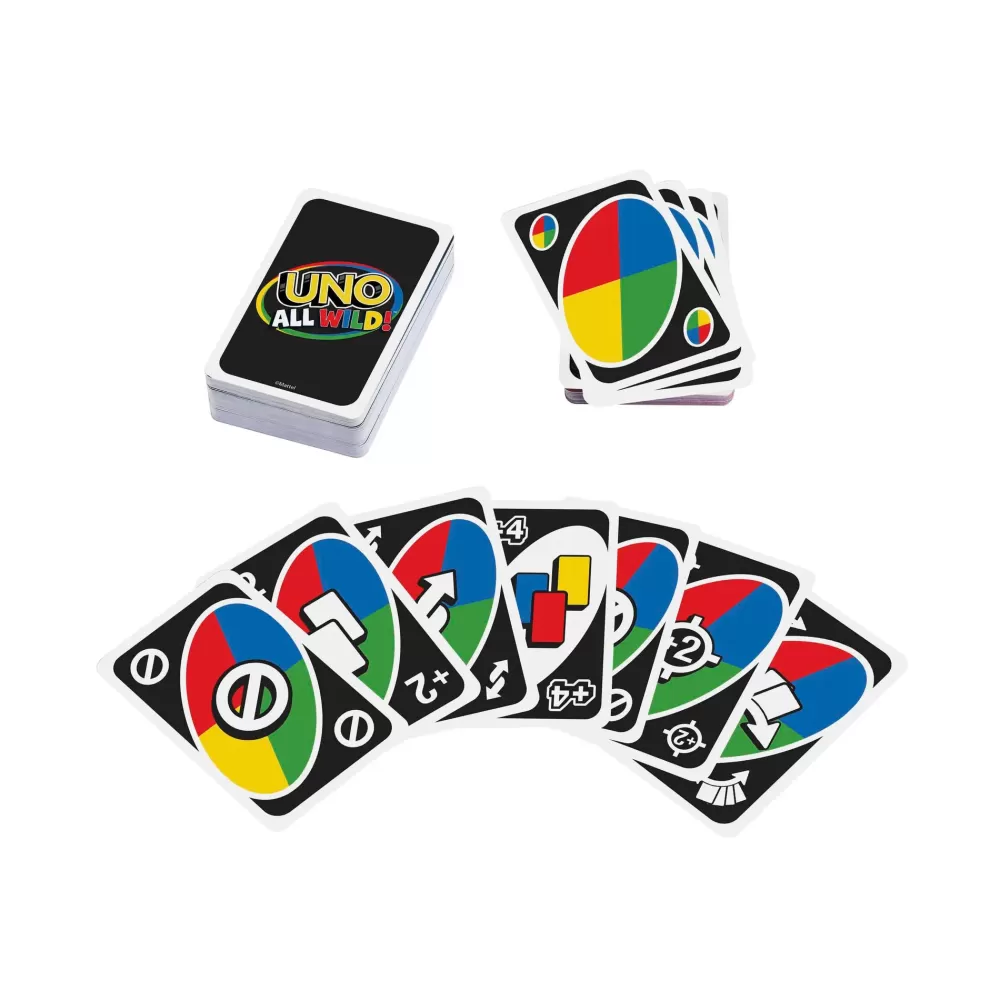 Best , Uno All Wild, Gioco Di Carte Per Famiglie E Bambini 7+ Anni, Hhl33 Giochi Di Carte