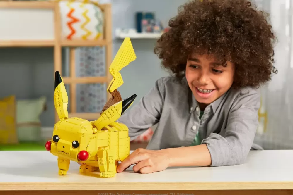 Cheap Mega Construx- Pokemon Pikachu Gigante, Personaggio Da Assemblare Da Oltre 600 Pezzi, 8+Anni Costruzioni Bambini