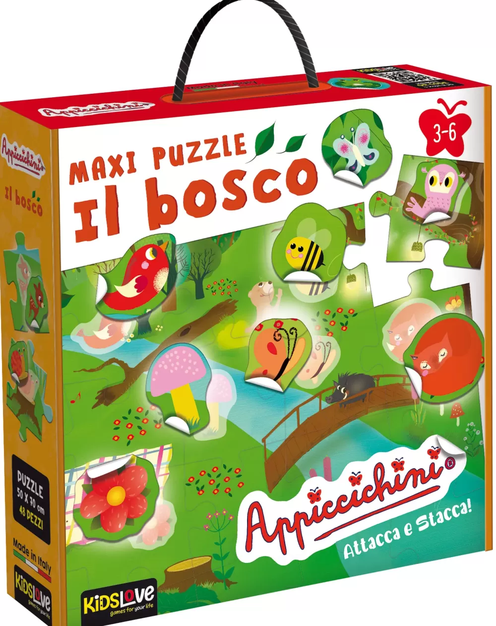 Flash Sale Mega Puzzle Appiccichini Il Bosco Puzzle Per Bambini