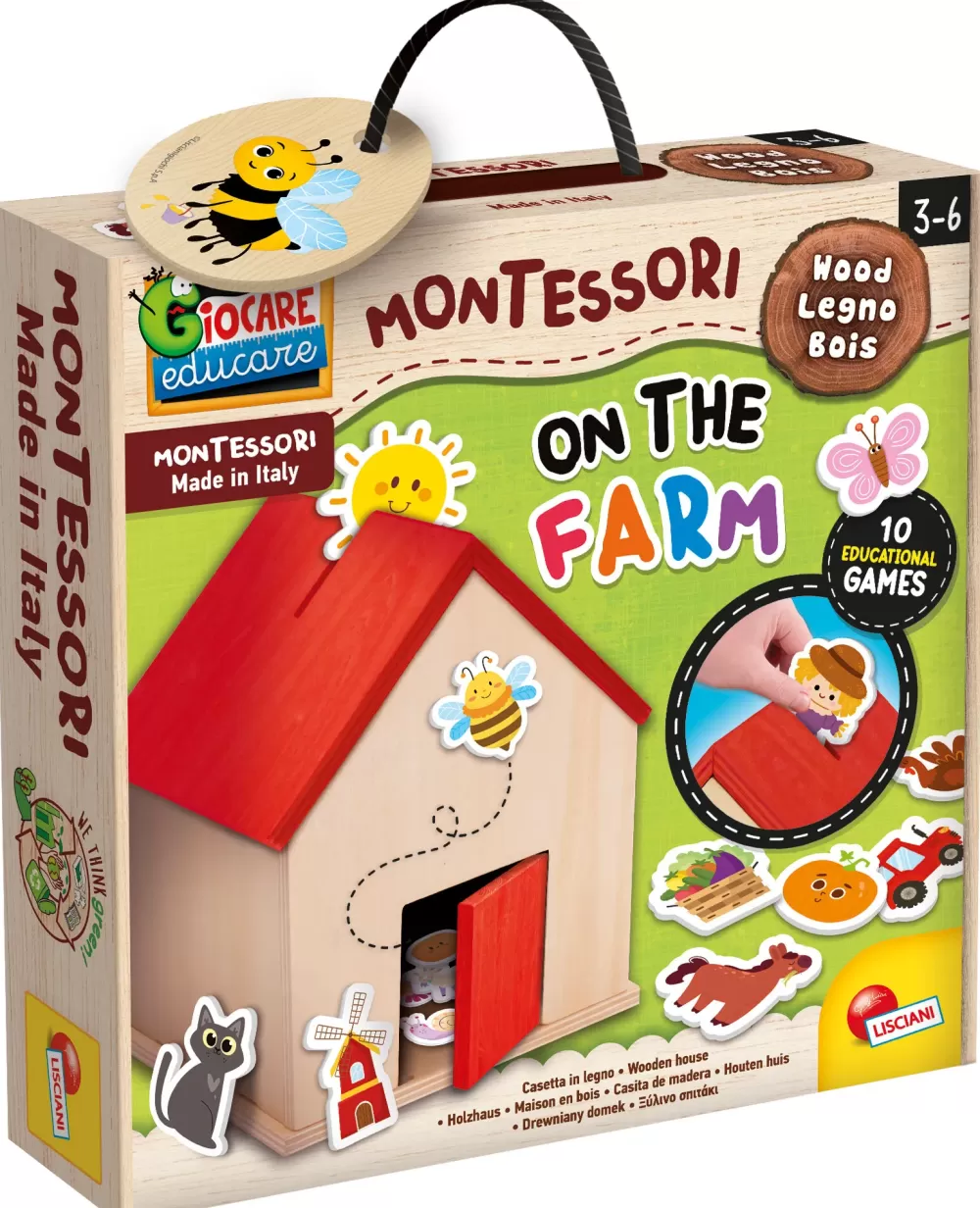 Flash Sale Montessori Baby Wood On The Farm Giochi Educativi In Legno