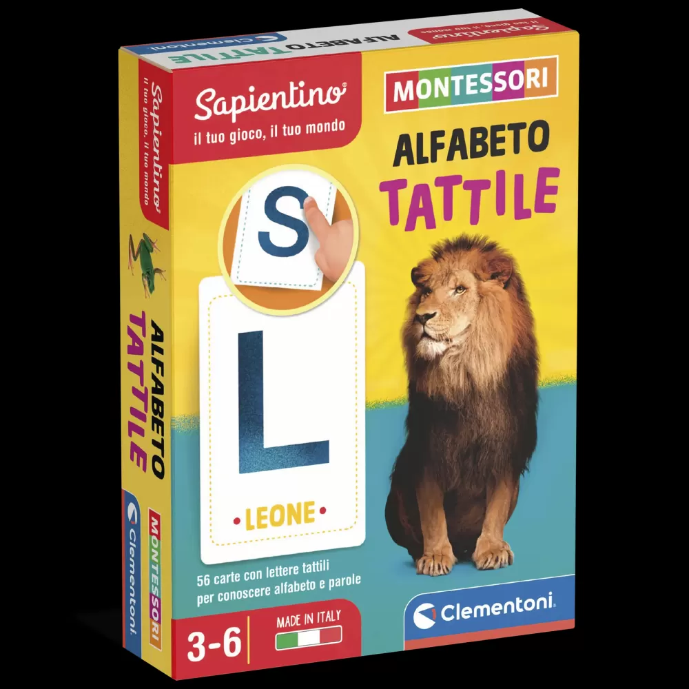 Sale Montessori Carte Alfabeto Tattile Primi Apprendimenti