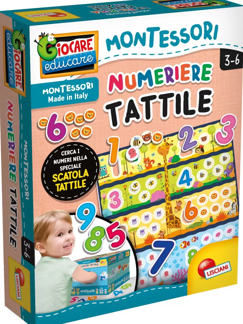 Online Montessori Numeriere Tattile Primi Apprendimenti