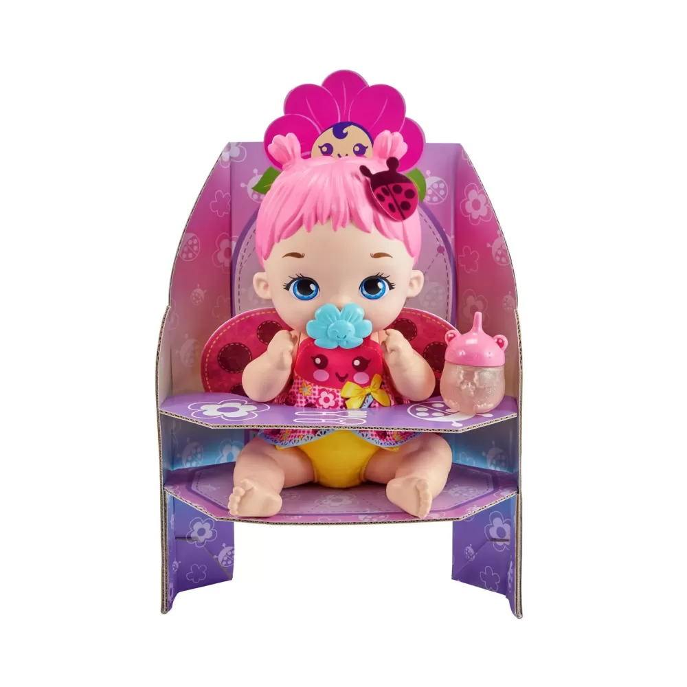Discount Bambola Junior Coccinella Con Ali Soffici E Dolce Profumo Floreale, Con Un Pannolino Riutilizzabile, Biberon E Accessori, Giocattolo Per Bambini, 3+ Anni, Hmx27 Bambolotti