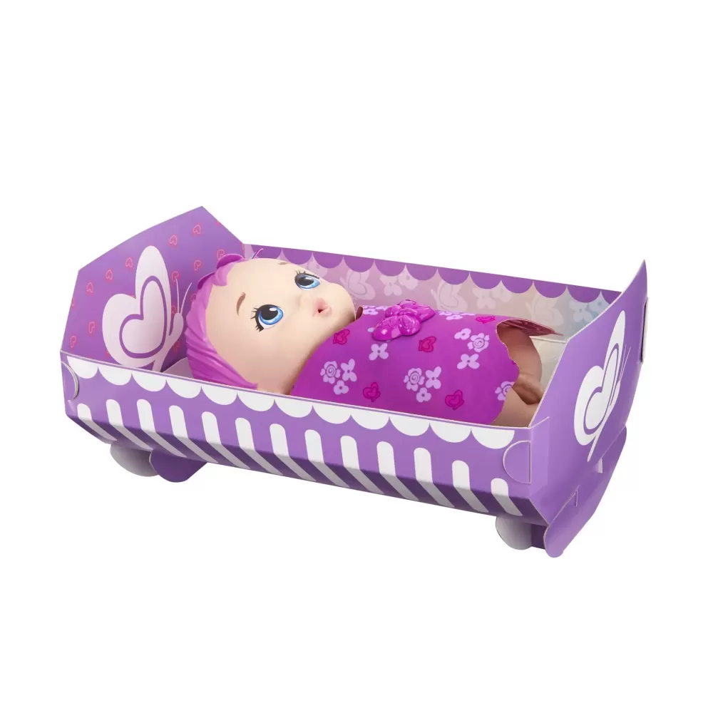 Flash Sale , Bambola Junior Farfalla Rosa (30 Cm) Con Pannolino Riutilizzabile, Vestiti E Ali Rimovibili; Giocattolo Per Bambini 2+ Anni, Gyp10 Bambolotti