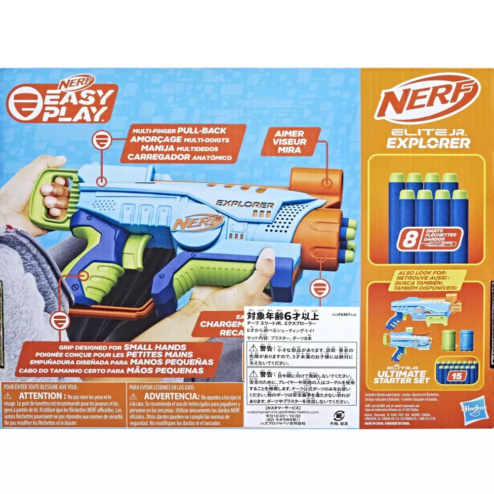 Store Elite Junior Explorer, Blaster Facile Da Usare Con 8 Dardi Elite Giochi Di Abilita E Sport