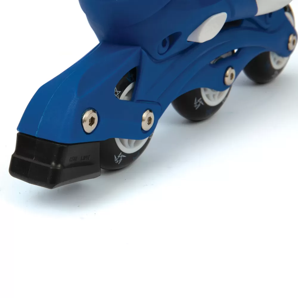 Hot Pattini A 3 Ruote Regolabili Con Freno Posteriore Misure Da 26 A 30 Per Bambini- Disponibile In Blu E Rosa Pattini E Skateboard
