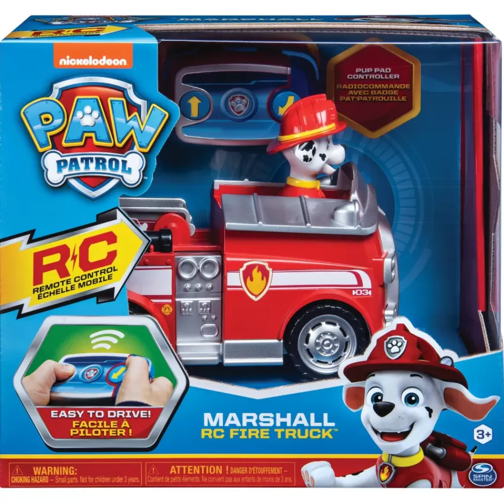 Sale Marshall Rc Fire Truck Camion Dei Vigili Del Fuoco Motore Elettrico Macchinine Bambini