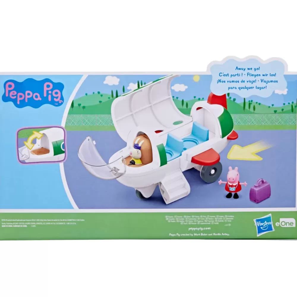 Cheap Air Peppa, Veicolo Aereo Giocattolo Per Eta Prescolare Con Ruote Che Girano, Include 1 Personaggio E 1 Accessorio, Dai 3 Anni In Su Mondi Immaginari