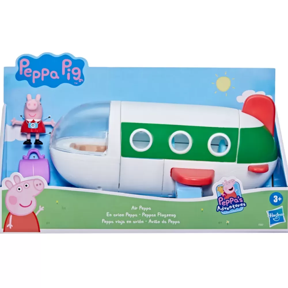 Cheap Air Peppa, Veicolo Aereo Giocattolo Per Eta Prescolare Con Ruote Che Girano, Include 1 Personaggio E 1 Accessorio, Dai 3 Anni In Su Mondi Immaginari