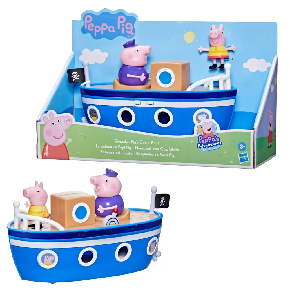 New La Barca Di Nonno Pig, Barca Giocattolo Per Eta Prescolare Con 1 Personaggio, Dai 3 Anni In Su Mondi Immaginari