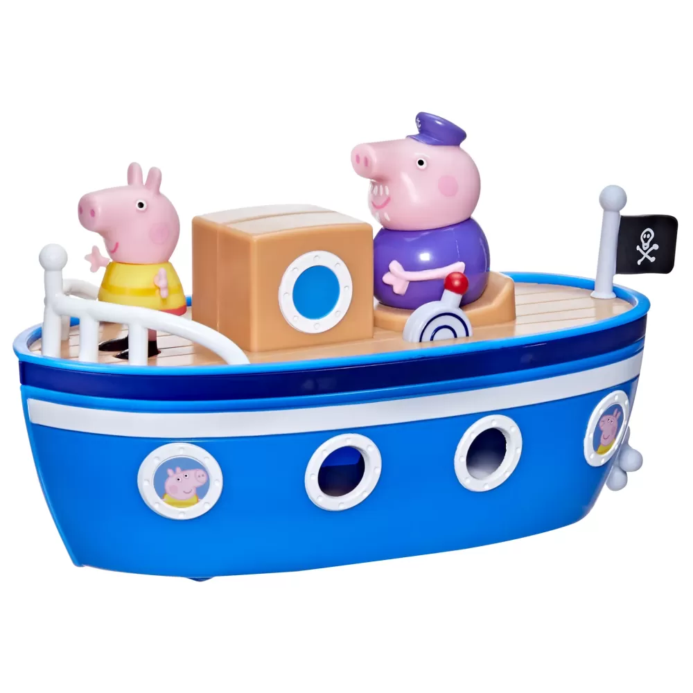 New La Barca Di Nonno Pig, Barca Giocattolo Per Eta Prescolare Con 1 Personaggio, Dai 3 Anni In Su Mondi Immaginari