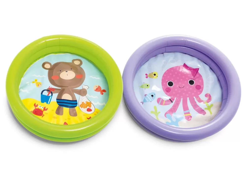 Best Piscina Baby Fondo Animaletti Cm 61 15 I.36 Gonfiabili Per Bambini