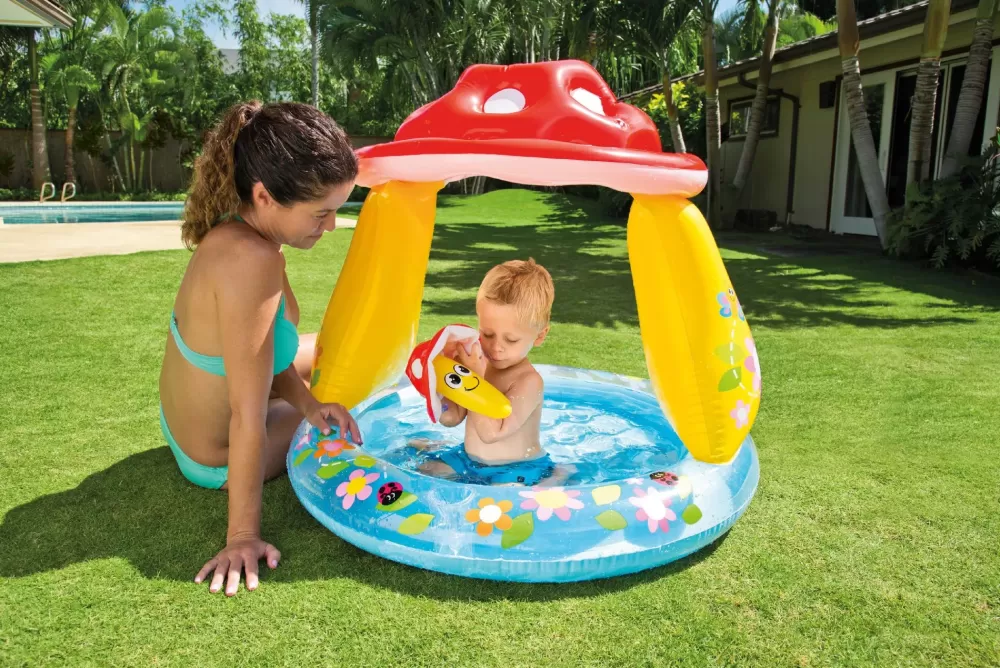 Clearance Piscina Baby Fungo Cm 102X89 I.6 Gonfiabili Per Bambini