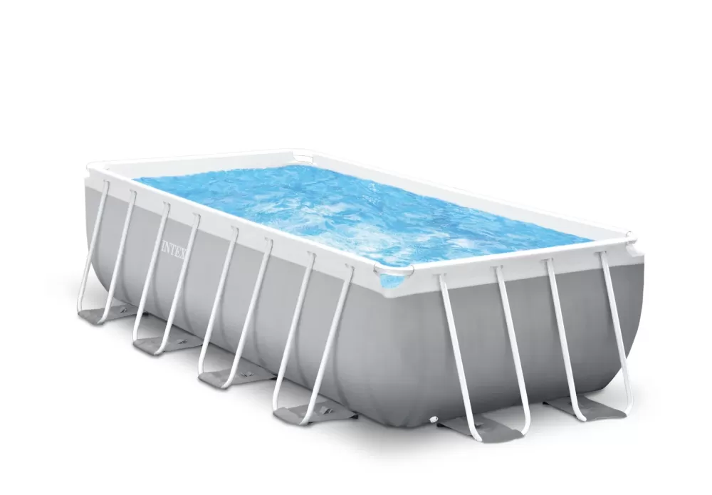 Sale Piscina Prisma Metal Frame 488X244X107 Cm Con Pompa Filtro,Scaletta,Telo Base, Copertura Piscine Da Giardino