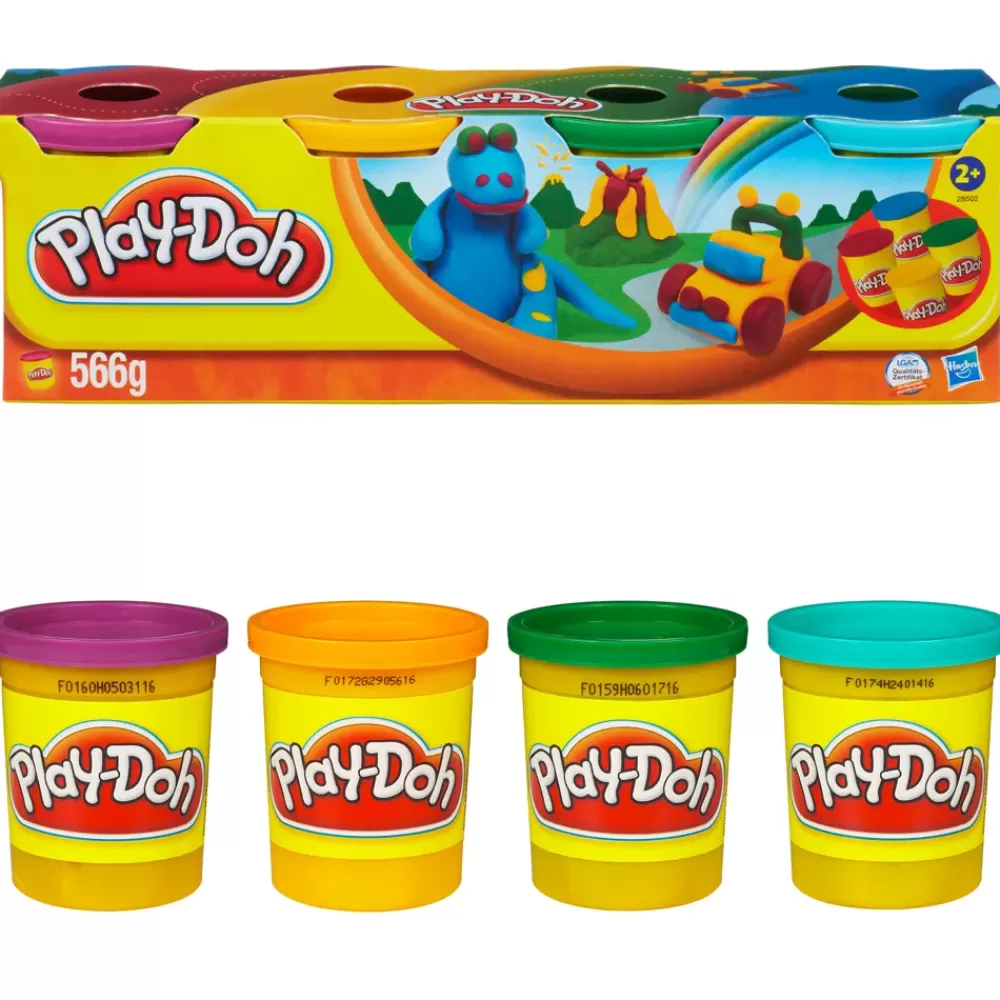 Discount Playdoh 4 Vasetti Plastilina E Pasta Modellabile