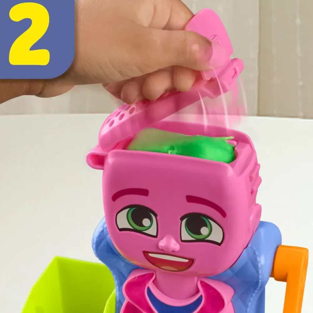 Outlet Capelli Pazzerelli, Playset Per Giocare Al Parrucchiere, Giocattoli Di Fantasia Per Bambini E Bambine Dai 3 Anni In Su Plastilina E Pasta Modellabile