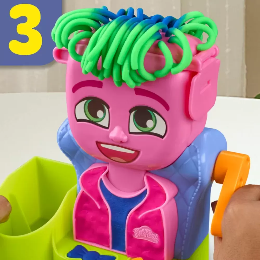 Outlet Capelli Pazzerelli, Playset Per Giocare Al Parrucchiere, Giocattoli Di Fantasia Per Bambini E Bambine Dai 3 Anni In Su Plastilina E Pasta Modellabile